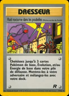 Raid nocturne dans les poubelles