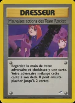Mauvaises actions des Team Rocket