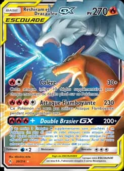 Reshiram et Dracaufeu GX