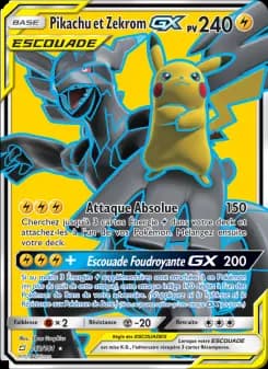 Pikachu et Zekrom GX