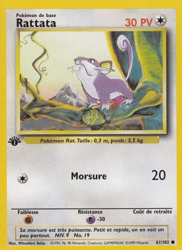 Rattata - Set de Base 61/102