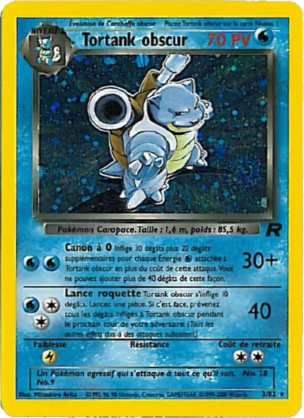 Tortank obscur - Team Rocket 3/82
