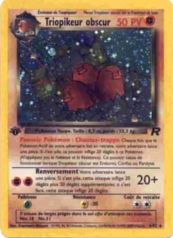 Triopikeur obscur - Team Rocket 6/82