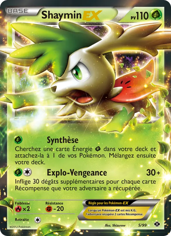 Shaymin-EX - Destinées Futures 5/99