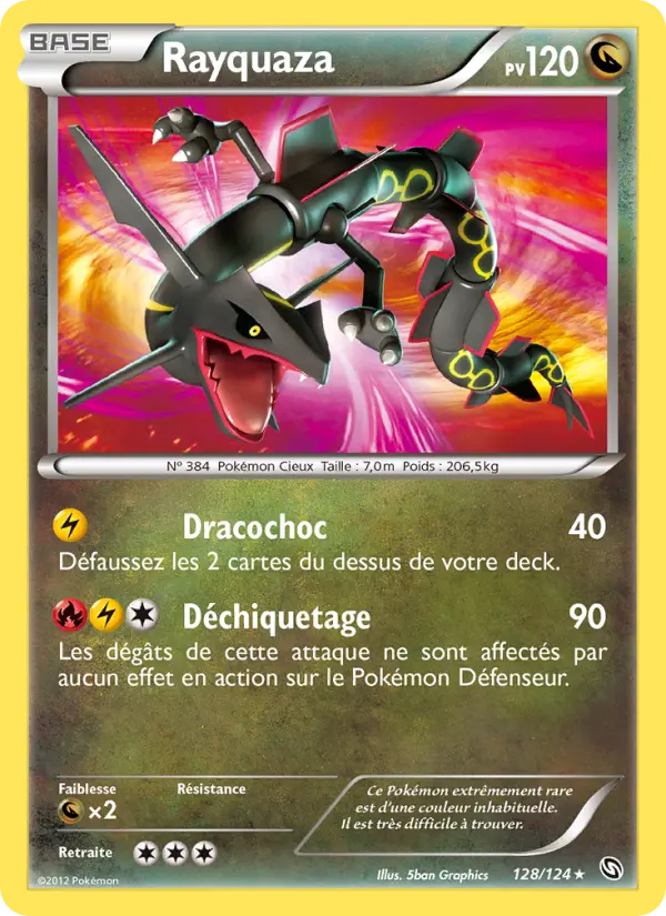 Rayquaza - Dragons Éxaltés 128/124 Rayquaza - Dragons Éxaltés 128/124