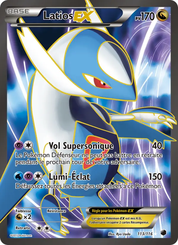 Latios-EX - Glaciation Plasma 113/116 Latios-EX - Glaciation Plasma 113/116