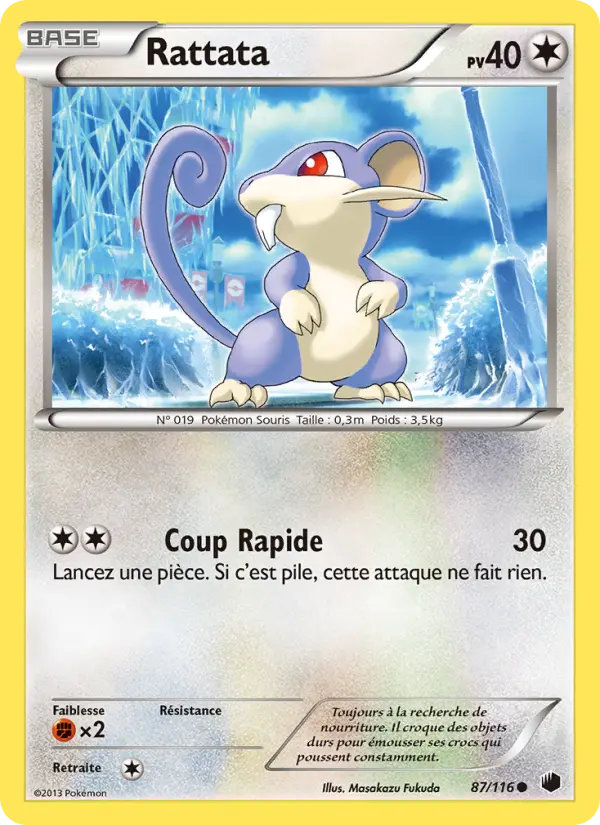 Rattata - Glaciation Plasma 87/116 Rattata - Glaciation Plasma 87/116