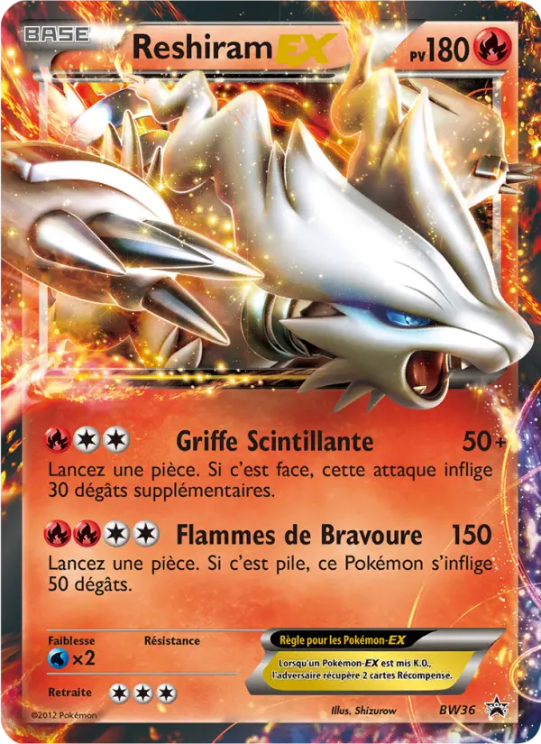 Reshiram ex - Promo BW BW36/101