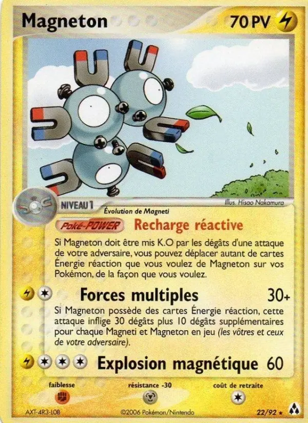 Magneton - EX Créateurs de légendes 22/92 Magneton - EX Créateurs de légendes 22/92
