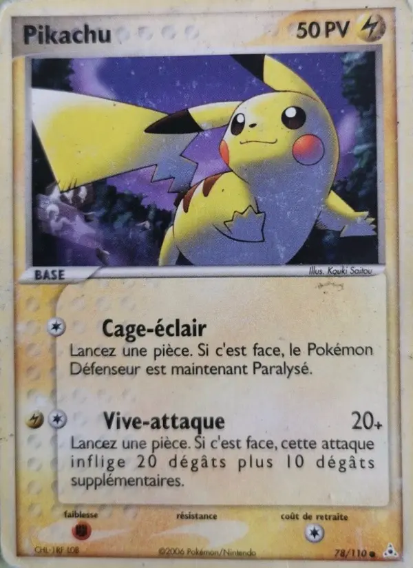 Pikachu - EX Fantômes Holon 78/110