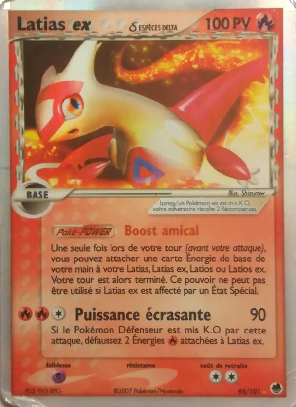 Latias ex δ - EX Île des Dragons 95/101 Latias ex δ - EX Île des Dragons 95/101