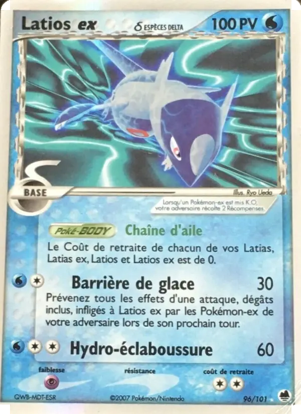 Latios ex δ - EX Île des Dragons 96/101