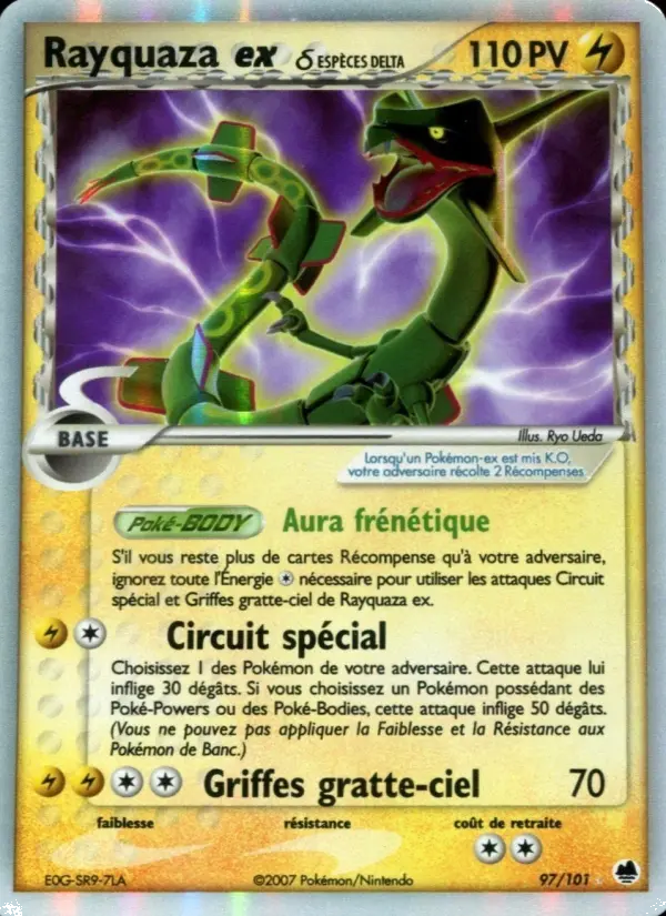 Rayquaza ex δ - EX Île des Dragons 97/101