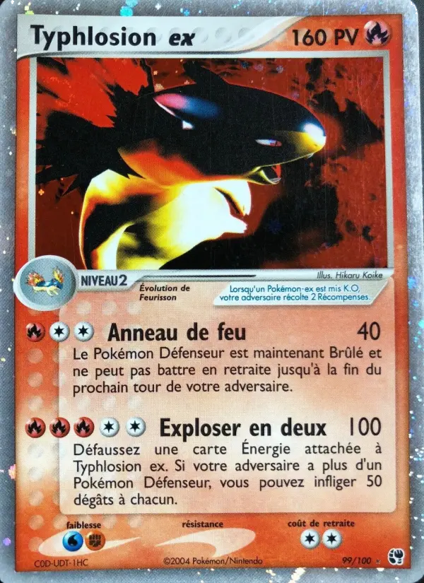 Typhlosion ex - EX Tempête de sable 99/100