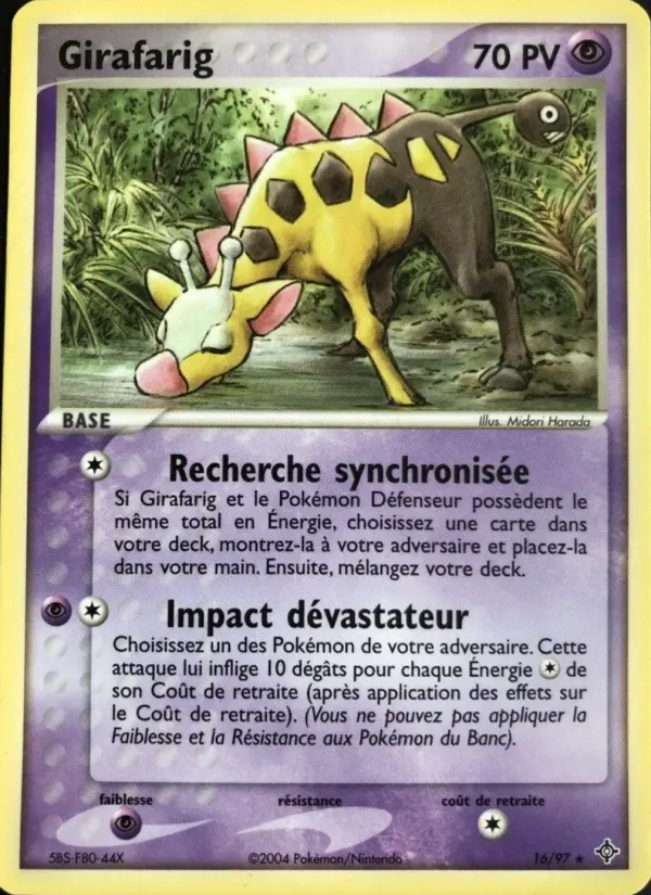 Girafarig - EX Dragon 16/97