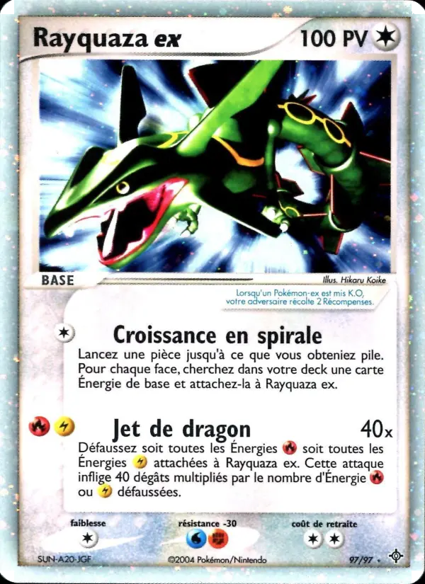 Rayquaza ex - EX Dragon 97/97