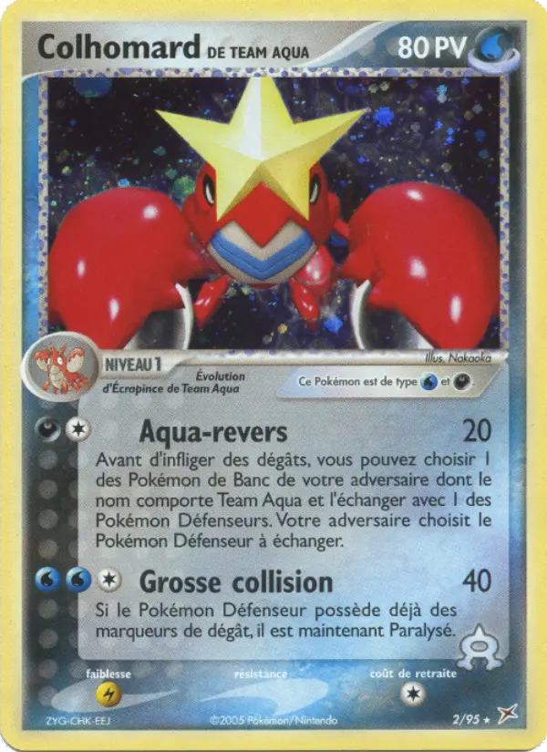 Colhomard de Team Aqua - EX Team Magma vs Team Aqua 2/95