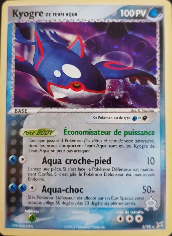 Kyogre de Team Aqua - EX Team Magma vs Team Aqua 3/95