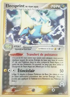 Elecsprint de Team Aqua - EX Team Magma vs Team Aqua