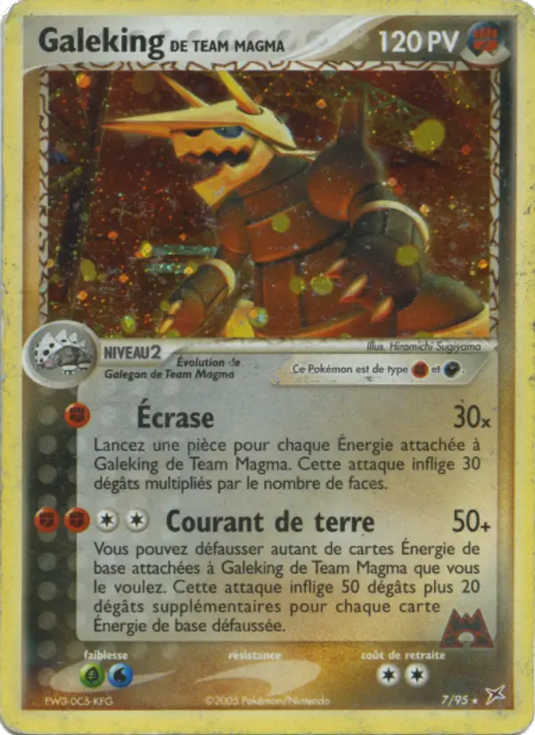 Galeking de Team Magma - EX Team Magma vs Team Aqua 7/95 Galeking de Team Magma - EX Team Magma vs Team Aqua 7/95