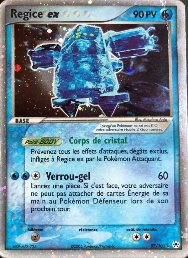 Regice ex - EX Légendes Oubliées 97/101