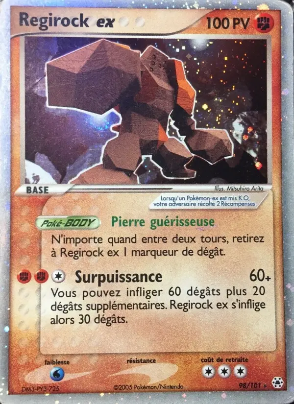 Regirock ex - EX Légendes Oubliées 98/101