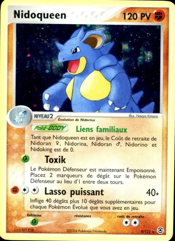 Nidoqueen - EX Rouge Feu & Vert Feuille 9/112