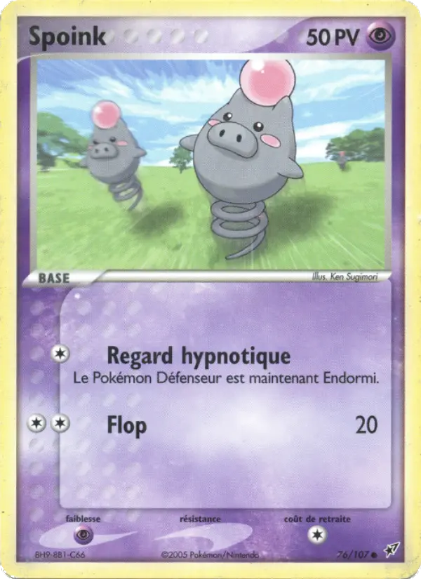 Spoink - EX Deoxys 76/107