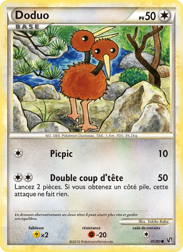 Doduo - Indomptable 45/90 Doduo - Indomptable 45/90