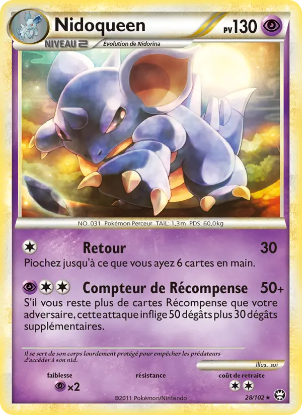 Nidoqueen - Triomphant 28/102