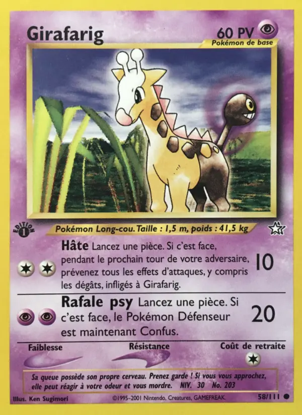Girafarig - Neo Genesis 58/111