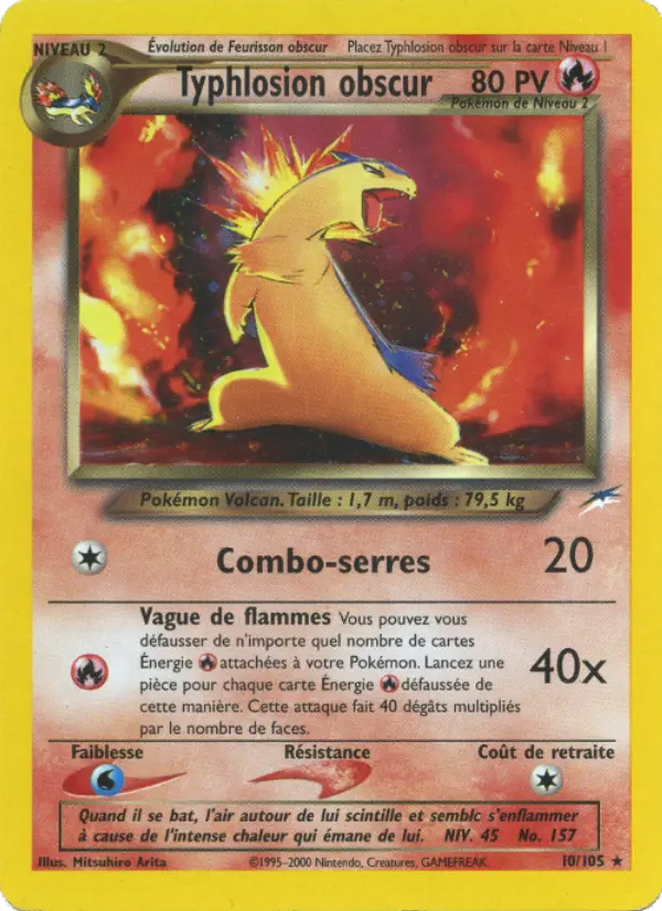 Typhlosion obscur - Neo Destiny 10/105