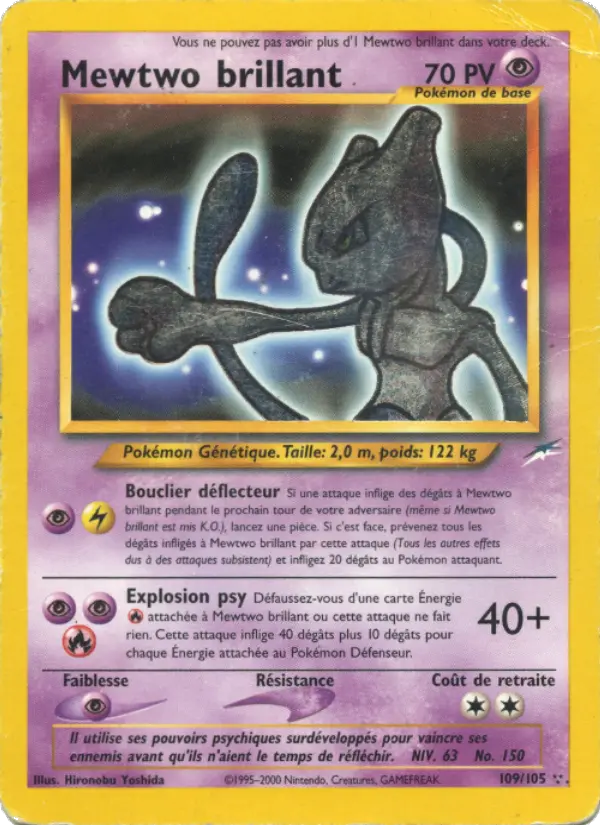Mewtwo brillant - Neo Destiny 109/105