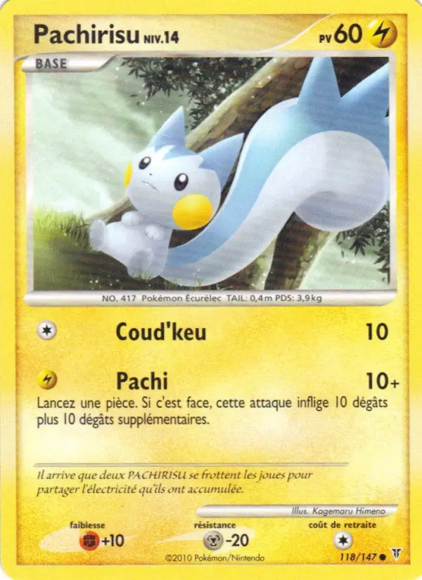 Pachirisu - Vainqueurs Suprêmes 118/147
