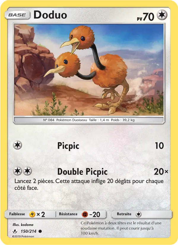 Doduo - Alliance Infaillible 150/214