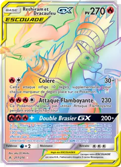 Reshiram et Dracaufeu GX