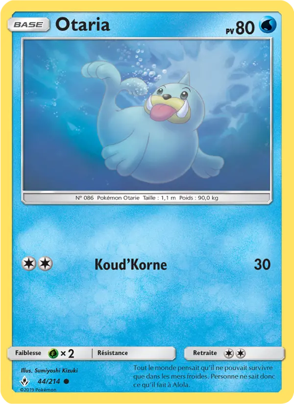 Otaria - Alliance Infaillible 44/214