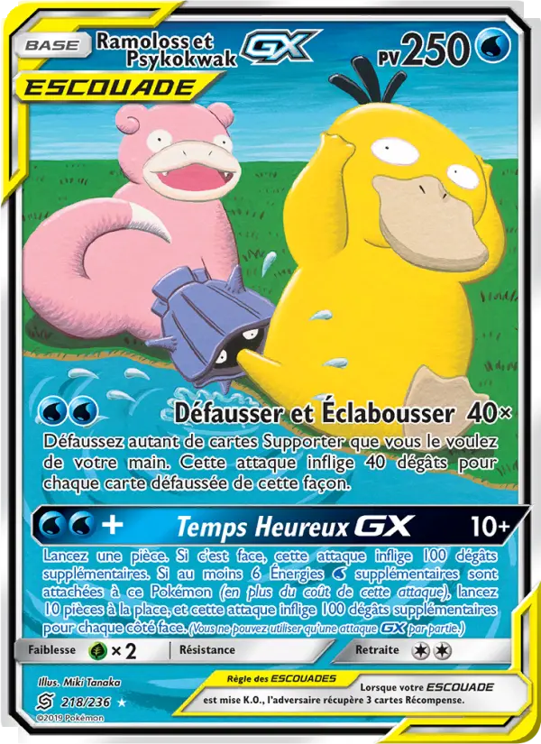 Ramoloss et Psykokwak GX - Harmonie des Esprits 218/236