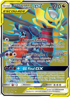 Carchacrok et Giratina GX