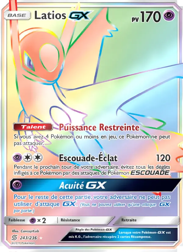 Latios GX - Harmonie des Esprits 243/236 Latios GX - Harmonie des Esprits 243/236
