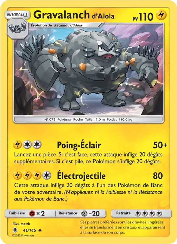 Gravalanch d’Alola - Gardiens Ascendants 41/145