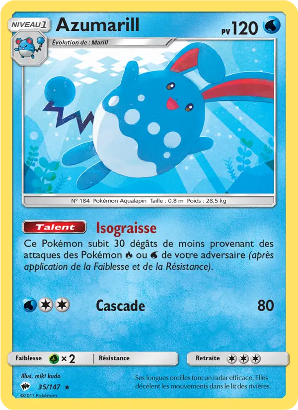 Azumarill - Ombres Ardentes 35/147