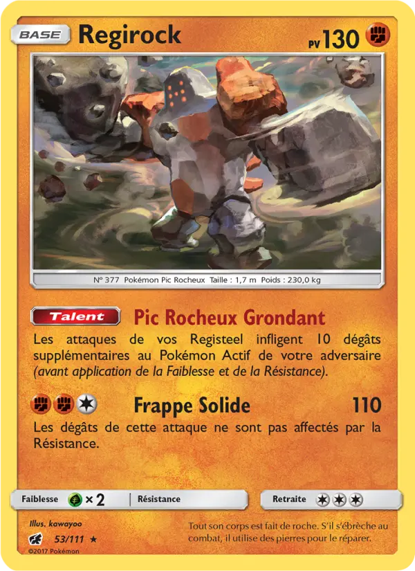 Regirock - Invasion Carmin 53/111