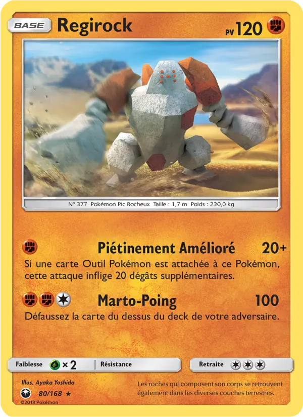 Regirock - Tempête Céleste 80/168