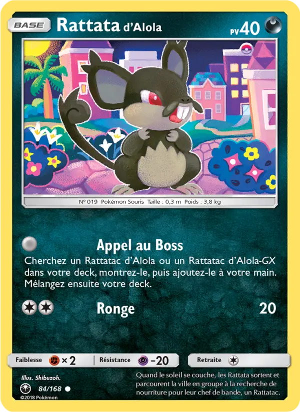 Rattata d’Alola - Tempête Céleste 84/168