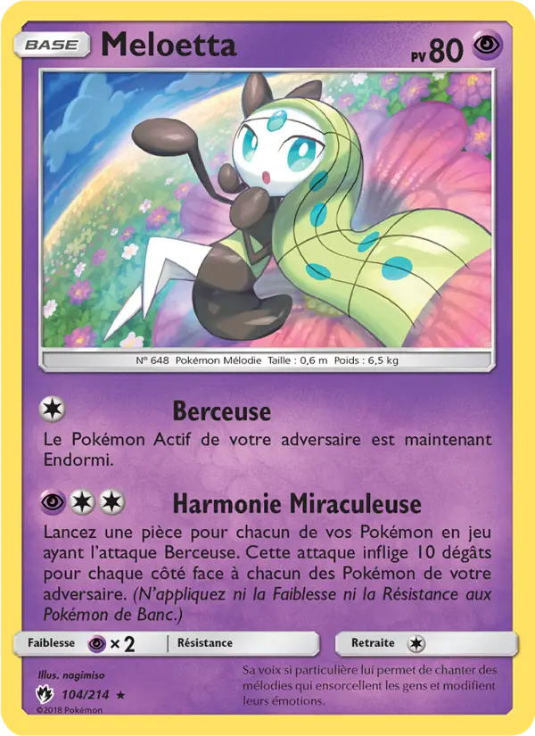 Meloetta - Tonnerre Perdu 104/214