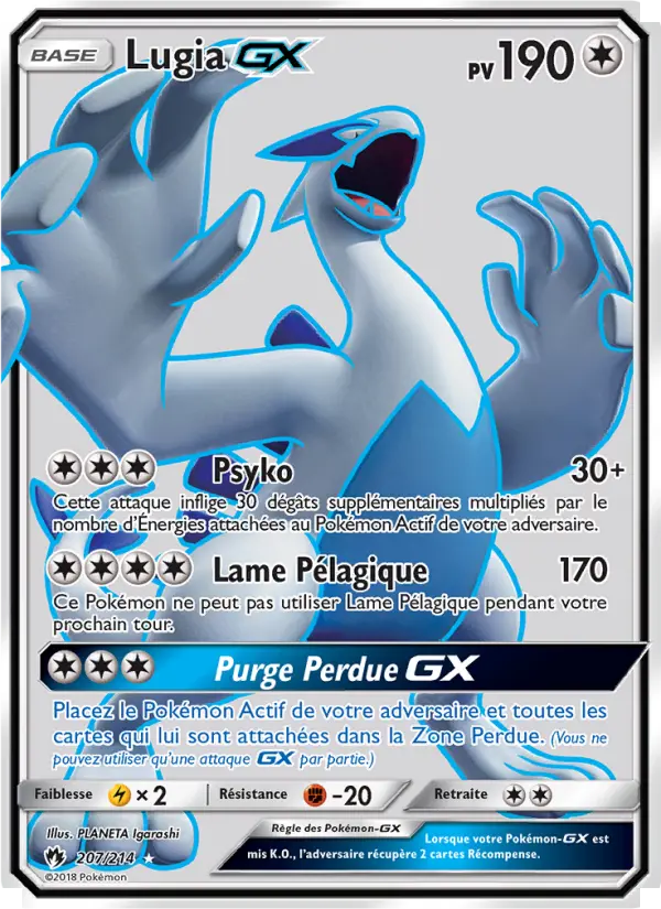 Lugia GX - Tonnerre Perdu 207/214