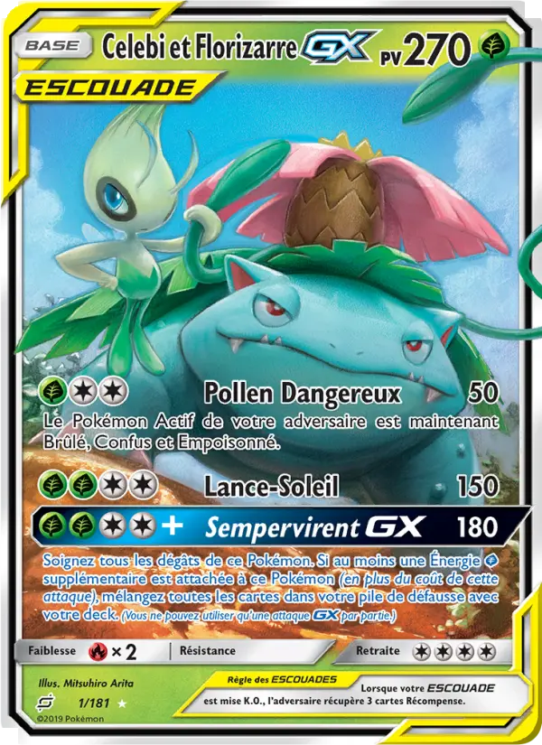Celebi et Florizarre GX - Duo de Choc 1/181