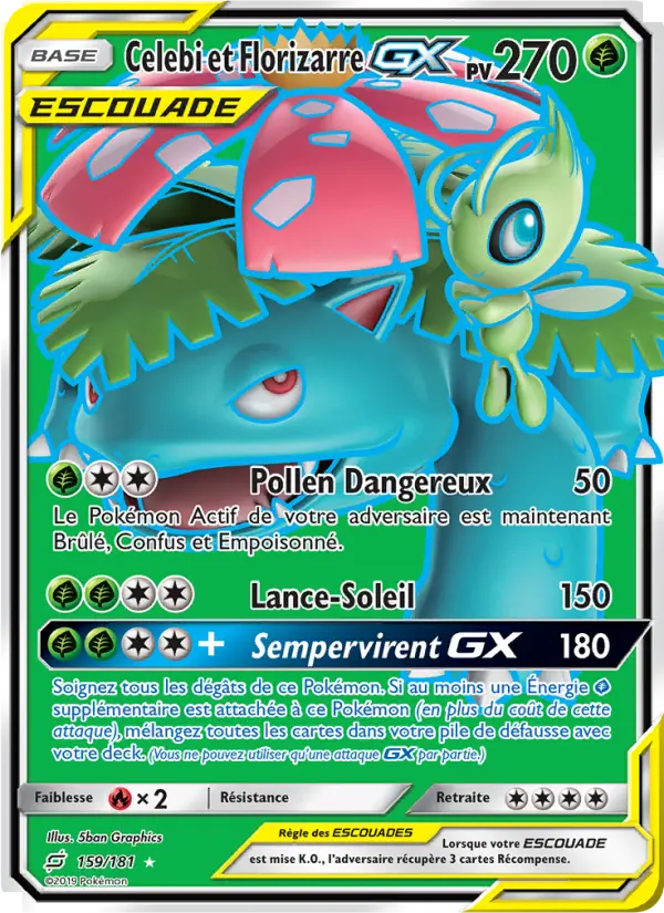 Celebi et Florizarre GX - Duo de Choc 159/181