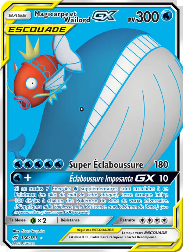 Magicarpe et Wailord GX - Duo de Choc 160/181